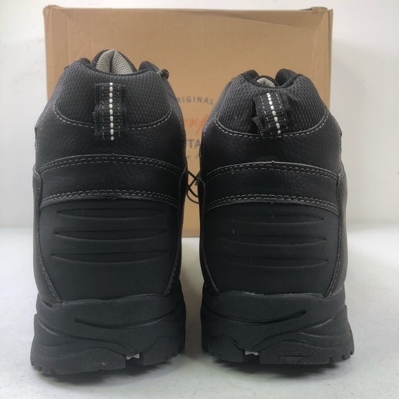 Weatherproof Jason Black Lace Up Hiking Boots - Picture 6 of 9